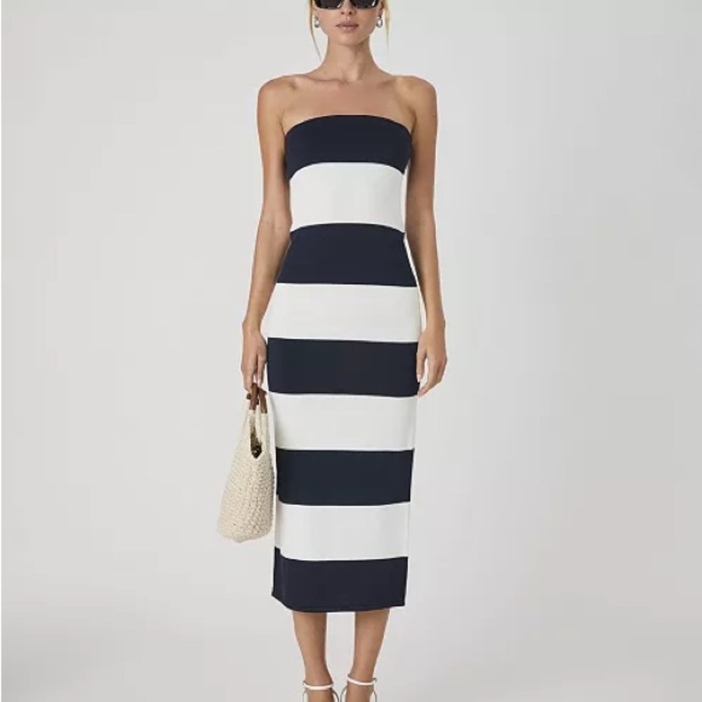 French Connection NWT Women’s Bodycon Knit Midi Tube Dress